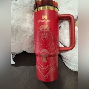 Custom Tumbler - Stanley Dupe w/Handle Laser Engraved Star Wars the Darkside